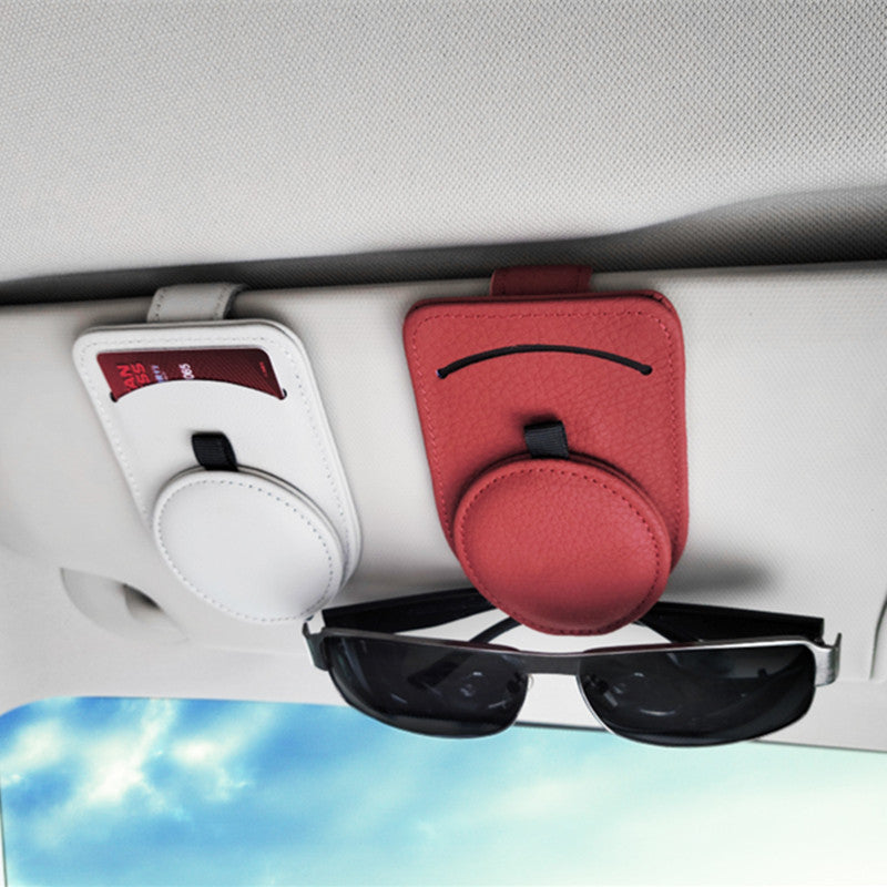 Sun visor eyeglass holder online